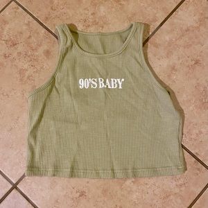 90s baby crop top